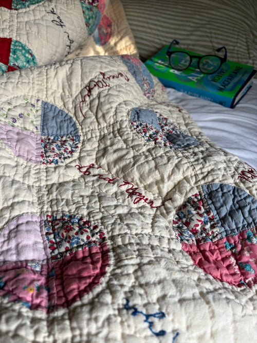 Antique friendship quilt