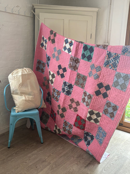 Antique American farmhouse quilt