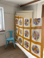Dresden plate quilt