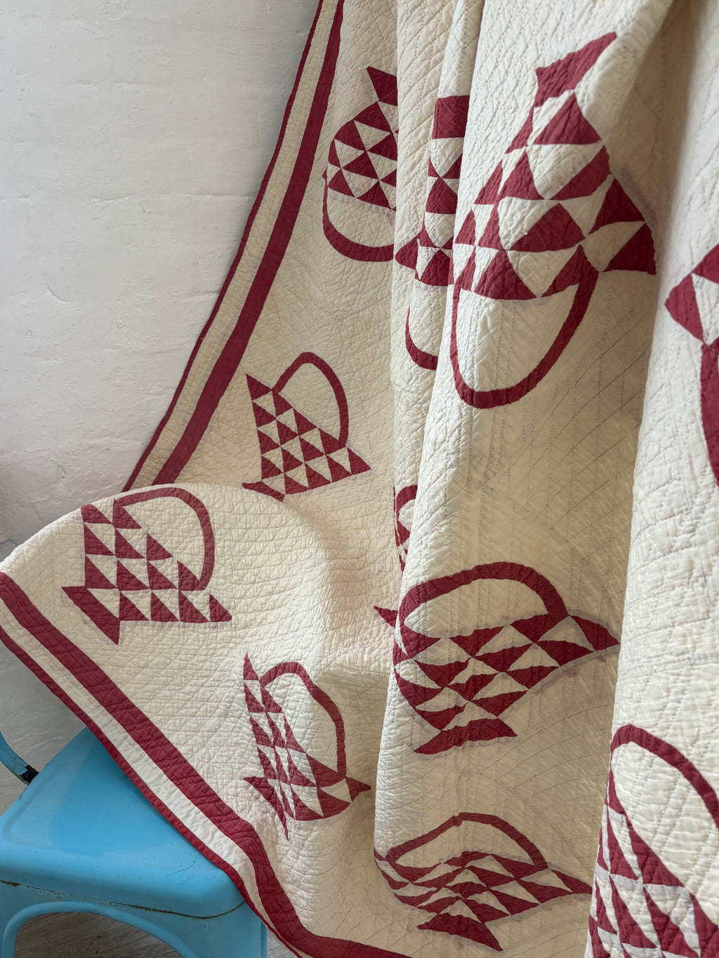 Antique ‘basket’ quilt
