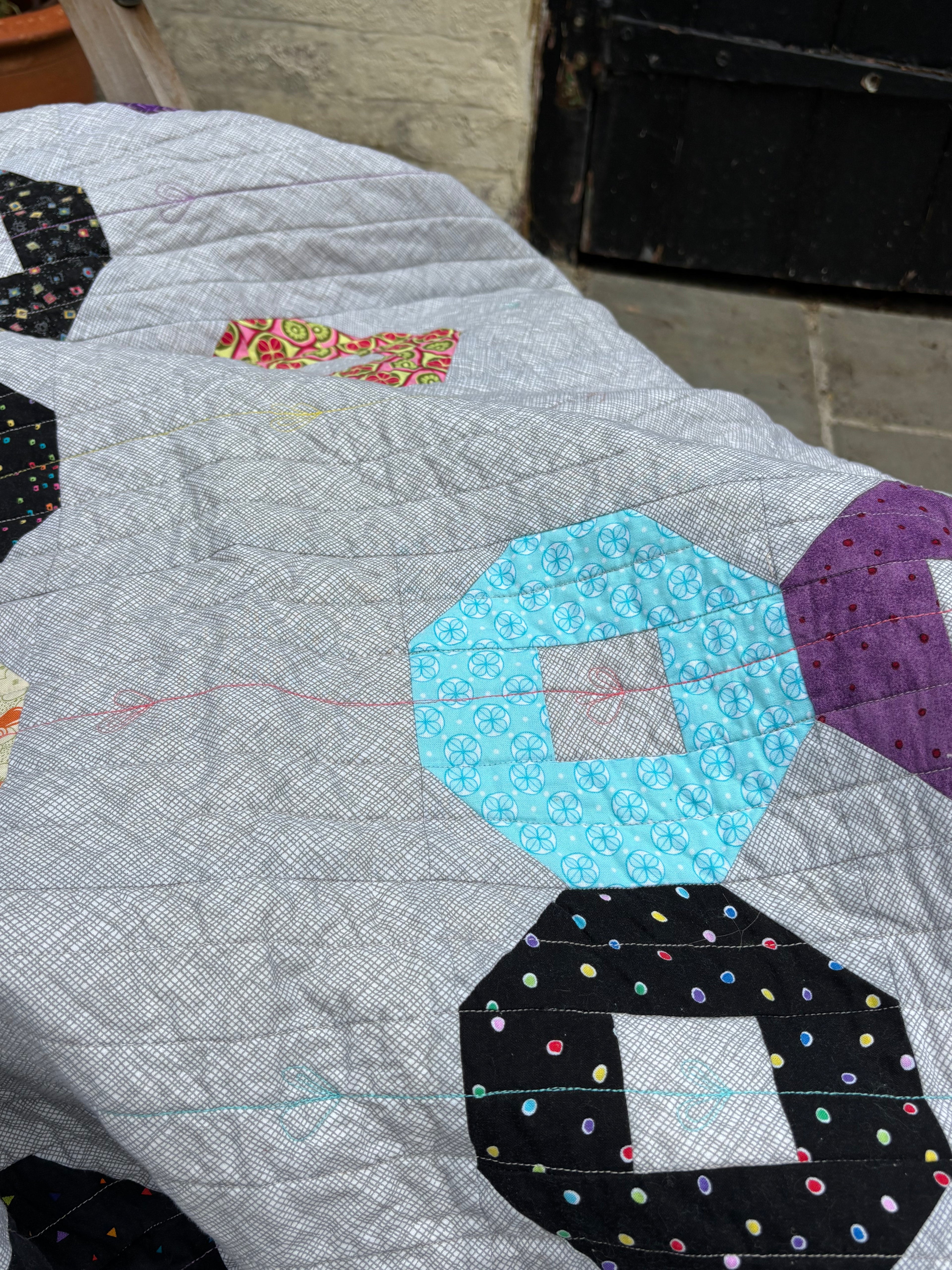 Contemporary king quilt